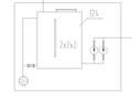 某厂全自动多阀软化水系统流程图（CAD）