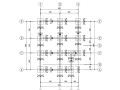 [北京]二层轻钢框架结构别墅结构施工图（CAD、21张）