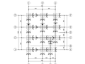 [北京]二层轻钢框架结构别墅结构施工图（CAD、21张）