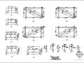 某3跑钢梯节点构造详图