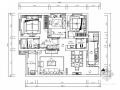 [原创]简约温馨的三室两厅家装施工图（含效果图）