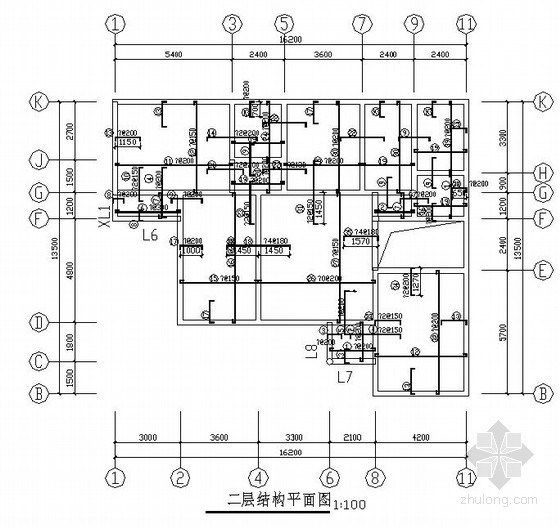 [长沙]框剪住宅结构施工图(14层 桩基础)