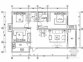 [深圳]精装现代简约3室2厅室内设计CAD施工图