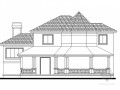 某二层乡村别墅建筑方案图（403平方米）