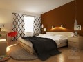 现代卧室设计3D模型效果图