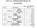 长春市2011年既有居住建筑节能改造工程综合造价指标