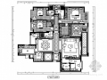 [四川]海景洋房欧式五居室样板房CAD施工图（含效果）
