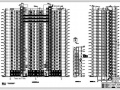某22层剪力墙住宅全套设计图(含建筑图、结构图、水电暖图)