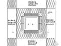 某树池坐凳及铺装施工大样图