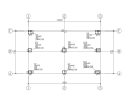 三层半框架结构农村自建别墅结构施工图（CAD、12张）