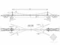 70米跨径人行悬索桥施工图