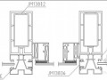 JM138明（半隐）框幕墙节点详图