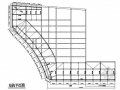 楼顶（三面翻）钢桁架广告牌结构施工图