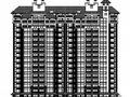 广州市某高档花园A1区12栋贴砖饰面住宅楼施工图