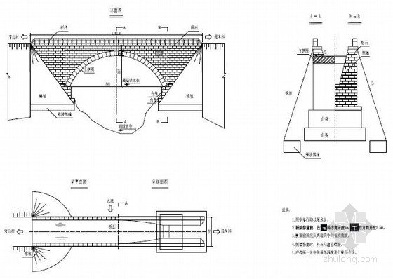90m实腹拱桥设计图资料下载