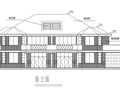 两户双联式别墅建筑设计文本（包含效果图+CAD）