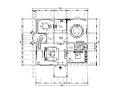 中式风格别墅设计全套CAD施工图（含效果图）