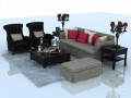 时尚欧式沙发3D模型下载