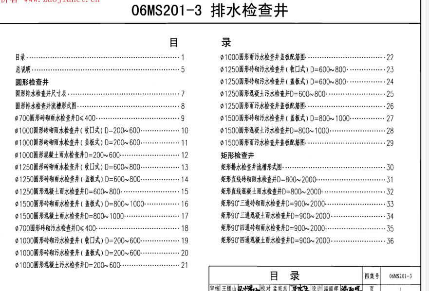 [分享]检查井08ss523图集资料下载