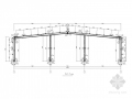 22米跨门式刚架带吊车厂房结构施工图