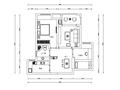 [江苏]现代简约舒适优雅样板房室内设计施工图（含实景图）