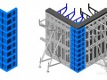 [陕西]剪力墙结构教学楼工程大钢模板专项施工方案(29页 附三位节点图)
