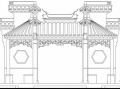 某古建门亭建筑施工图