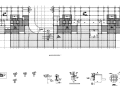 单层大底盘地下室框剪结构施工图（CAD、7张）