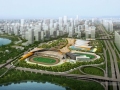 [深圳]框架结构大型体育中心规划及单体设计方案文本