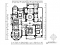 [西安]某大户型欧陆风格五居室室内装修施工图（含效果）