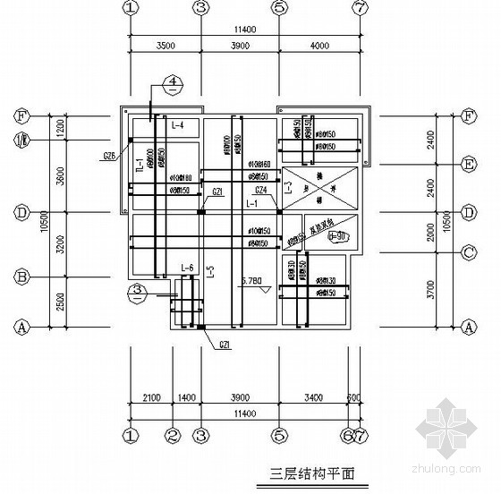 坡屋面砖混结构施工图资料下载