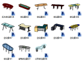 BIM族库-建筑-家具-会议桌椅​