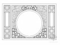 中式隔断CAD图块下载