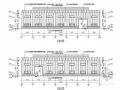 35米跨门刚结构家具公司厂房建筑结构施工图（LDA型电动单梁起重机）