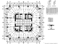 64层框架核心筒结构超高层大厦结构施工图（CAD、70张）