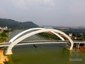 大跨径曲线梁非对称外倾拱桥肋间平台支架施工方案（附计算书）