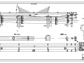 某县跨河步行桥设计图