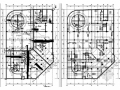 [郑州]35层框架剪力墙国际中心商务办公楼结构图（地下三层）