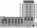 上海某货运交易中心建筑结构水电暖民防设计施工图（带效果图）