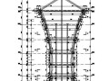 [安徽]某中学观光塔外立面装饰工程幕墙结构施工图
