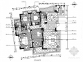 [浙江]新古典风格四居室住宅样板房设计CAD施工图