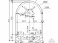 东北东部铁路通道某段新建铁路工程隧道各级围岩断面初步设计图
