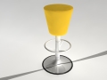 黄色吧椅3D模型下载