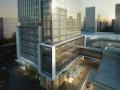 [中国]41层超高层企业办公楼建筑设计方案文本效果图及CAD施工图