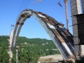 钢混劲型骨架外包混凝土箱型肋拱桥上部结构关键技术方案