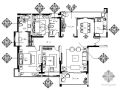 [深圳]133㎡简欧样板房四居室施工图（含效果）