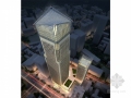 [四川]230米玻璃幕墙办公大厦单体建筑设计方案文本