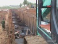 饱水流砂钢板桩深基坑支护施工技术（QC成果）