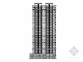 现代高层住宅楼带底商建筑施工图