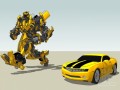 黄色汽车人SketchUp模型下载